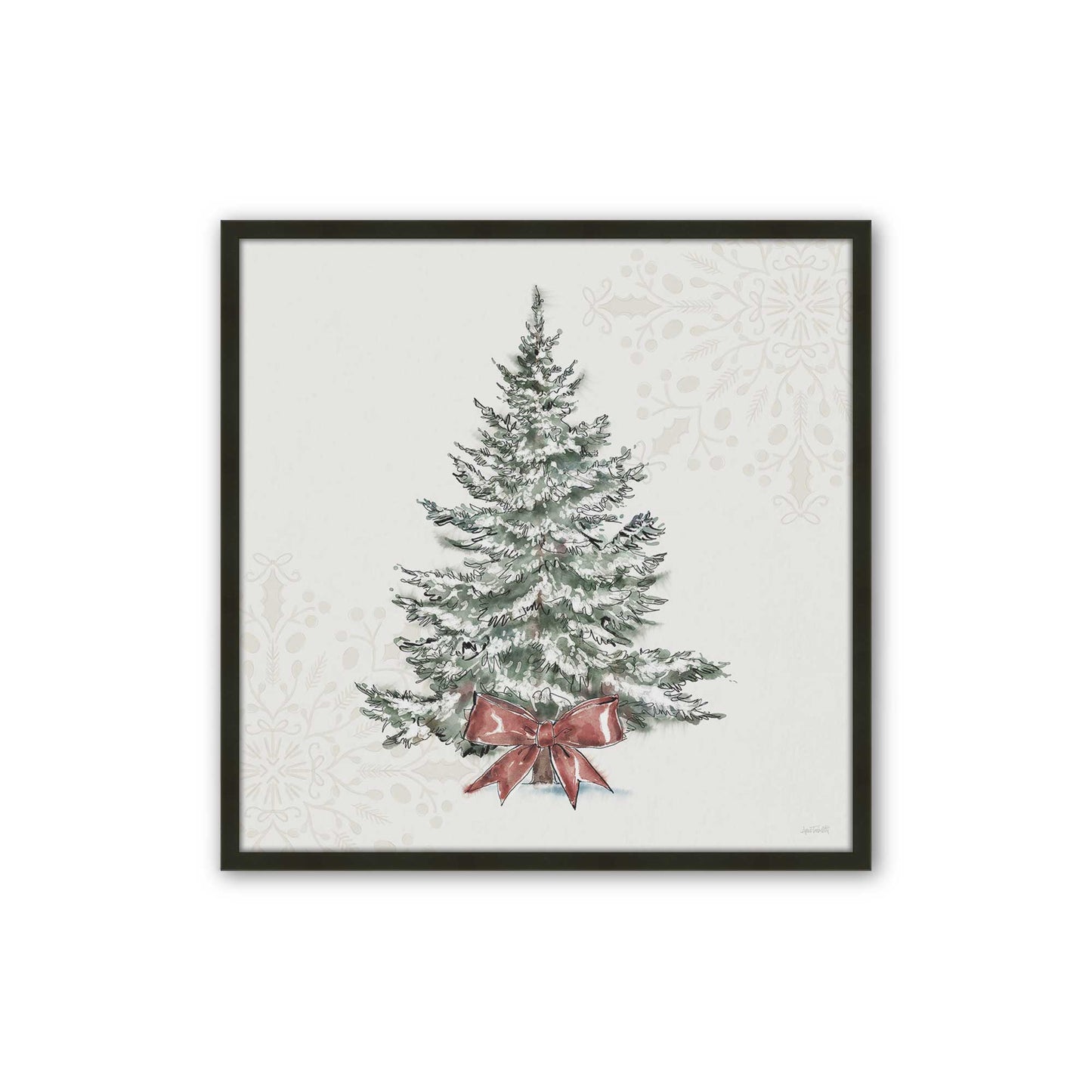 [Color:Satin Black], Picture of art in a Satin Black frame