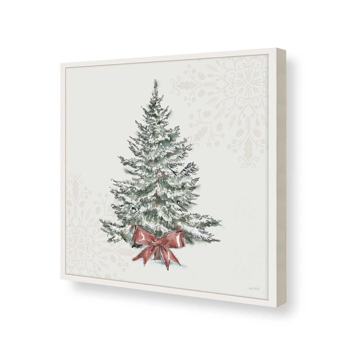 [Color:Opaque White], Picture of art in a Opaque White frame of the corner