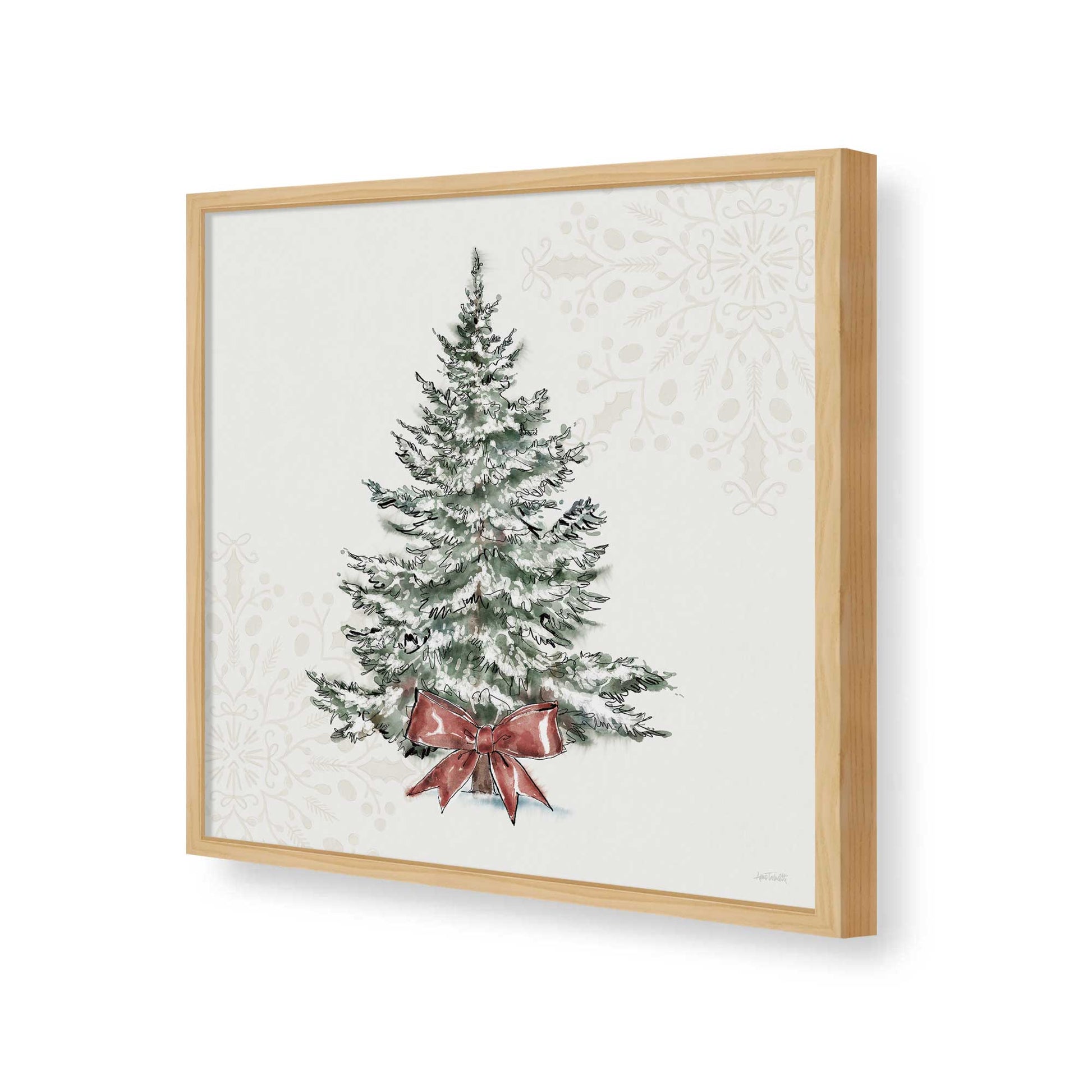 [Color:Espresso], Picture of art in a Espresso frame of the corner