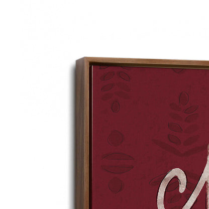 [Color:Walnut], Picture of art in a Walnut frame at an angle