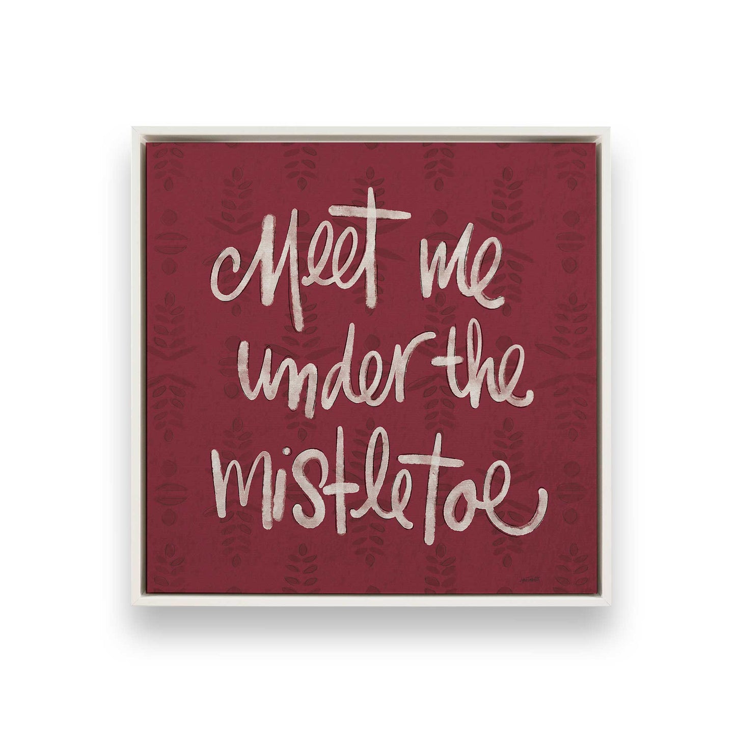 [Color:Opaque White], Picture of art in a White frame