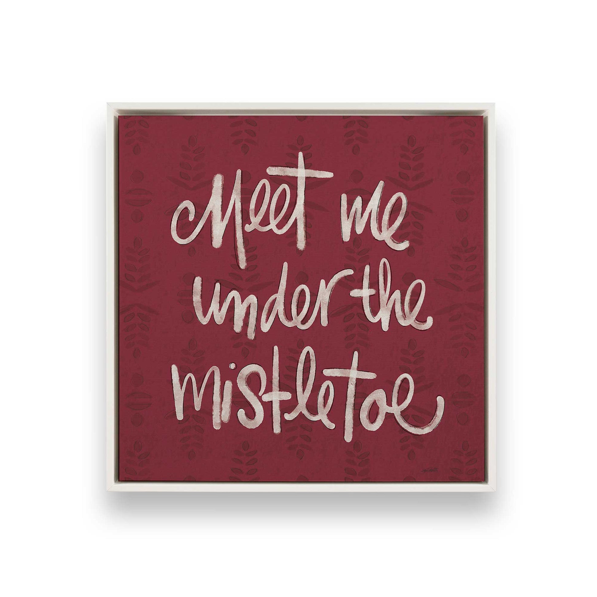 [Color:Opaque White], Picture of art in a White frame