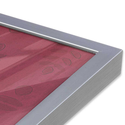 [Color:Polished Chrome], Picture of art in a Polished Chrome frame at an angle