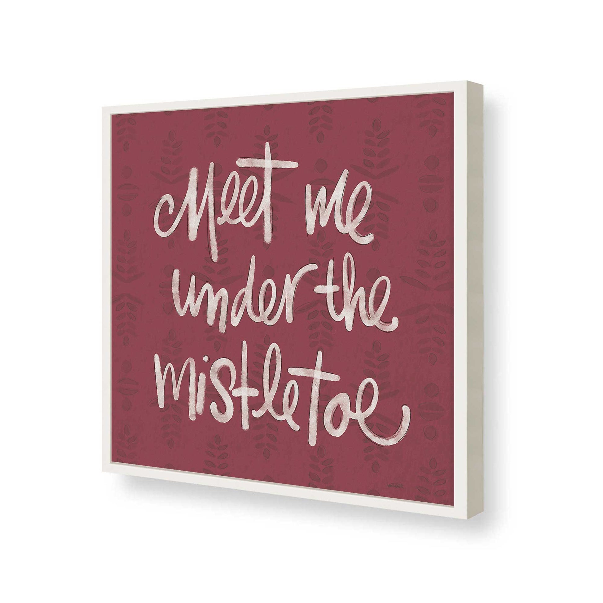 [Color:Opaque White], Picture of art in a Opaque White frame of the corner