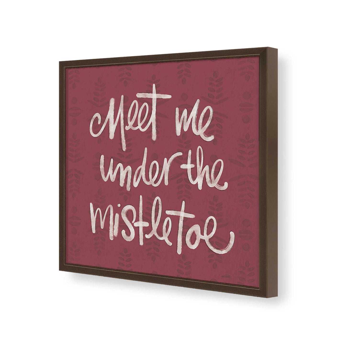 [Color:Espresso], Picture of art in a Espresso frame of the corner