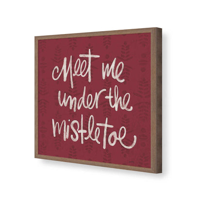 [Color:Walnut], Picture of art in a Walnut frame of the corner