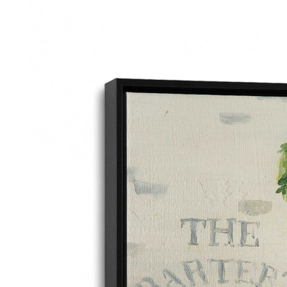 [Color:Satin Black], Picture of art in a Satin Black frame at an angle