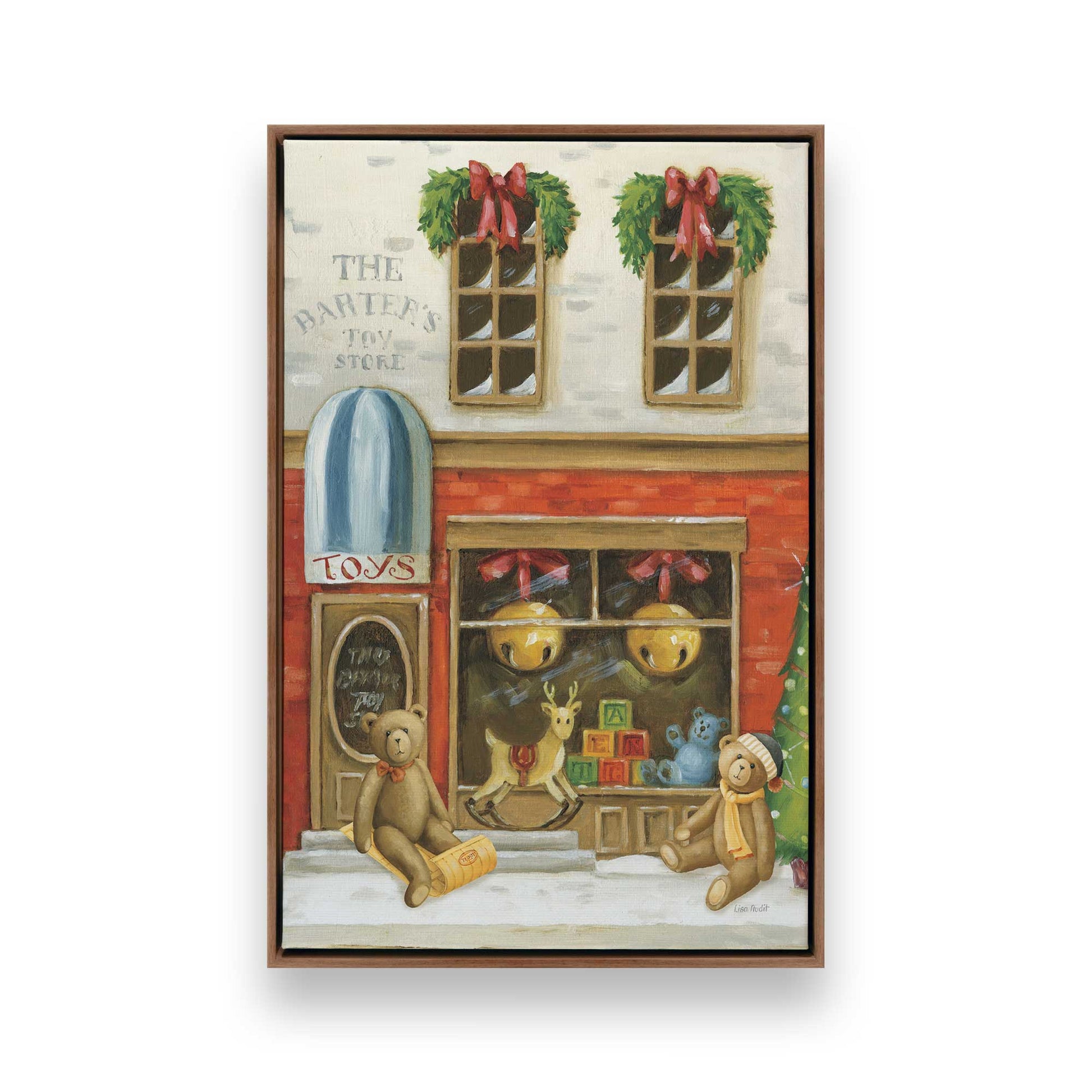 [Color:Walnut], Picture of art in a Walnut frame