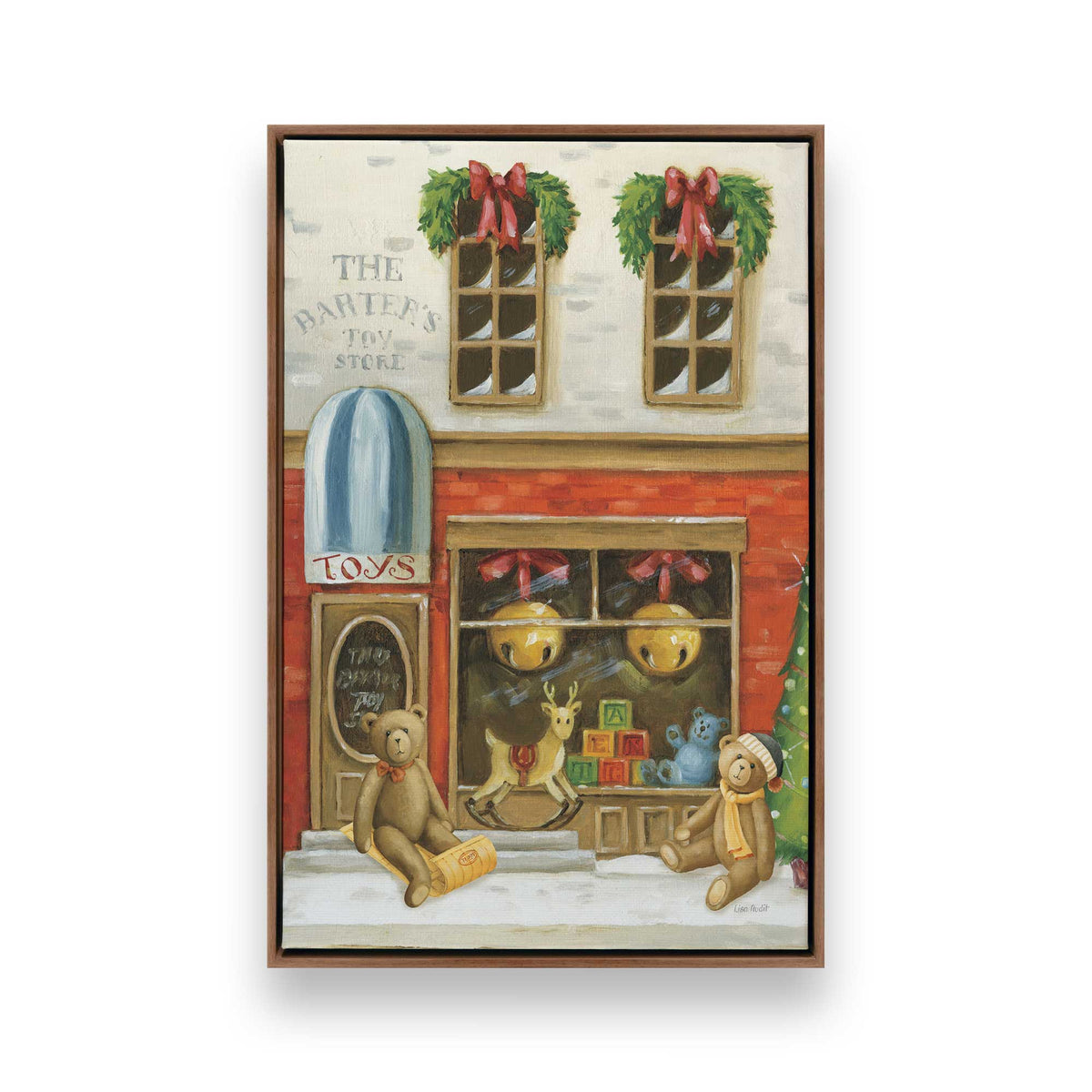 [Color:Walnut], Picture of art in a Walnut frame