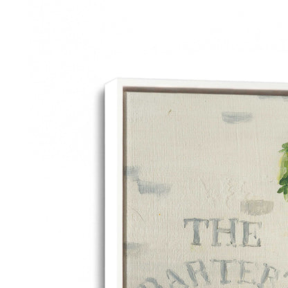 [Color:Opaque White], Picture of art in a White frame at an angle