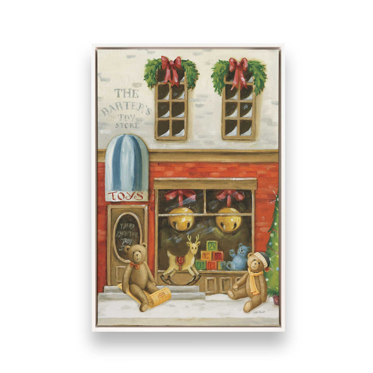[Color:Opaque White], Picture of art in a White frame