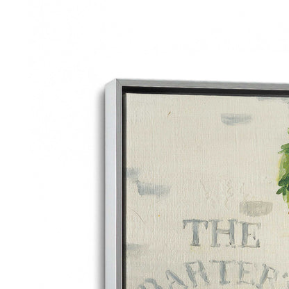 [Color:Polished Chrome], Picture of art in a Polished Chrome frame at an angle