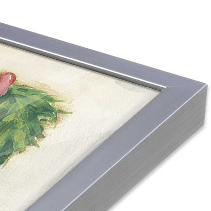 [Color:Polished Chrome], Picture of art in a Polished Chrome frame at an angle