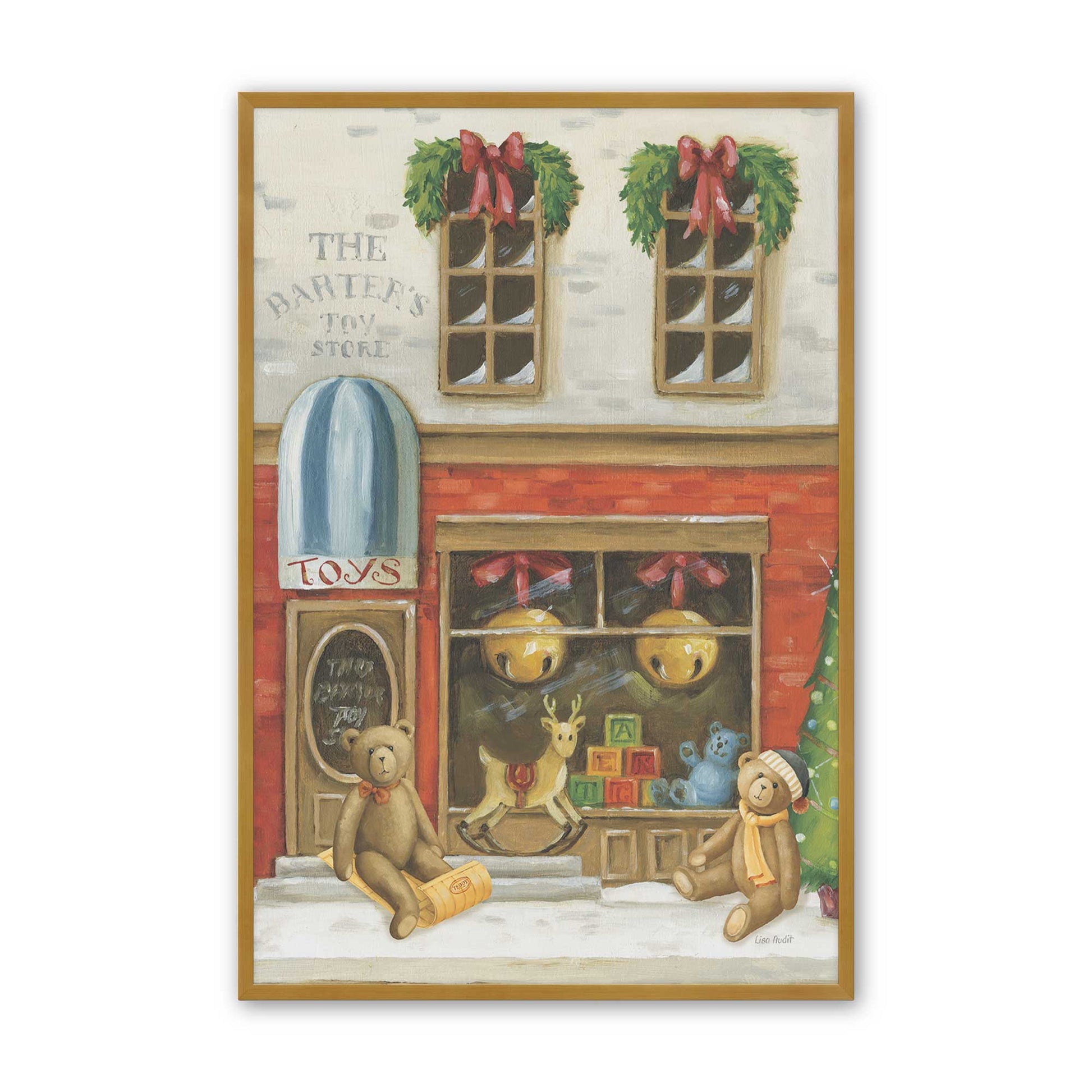 [Color:Polished Gold], Picture of art in a Polished Gold frame