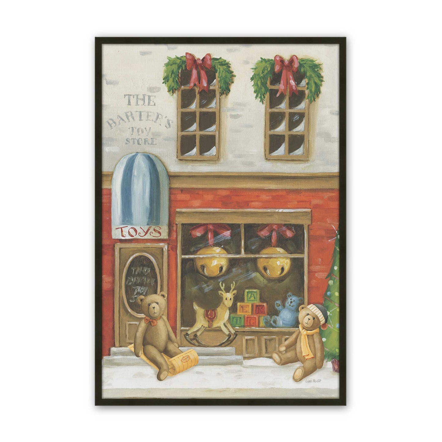 [Color:Satin Black], Picture of art in a Satin Black frame