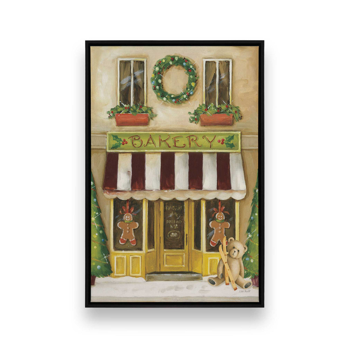 [Color:Satin Black], Picture of art in a Satin Black frame