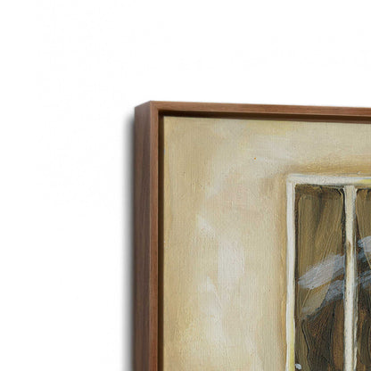 [Color:Walnut], Picture of art in a Walnut frame at an angle