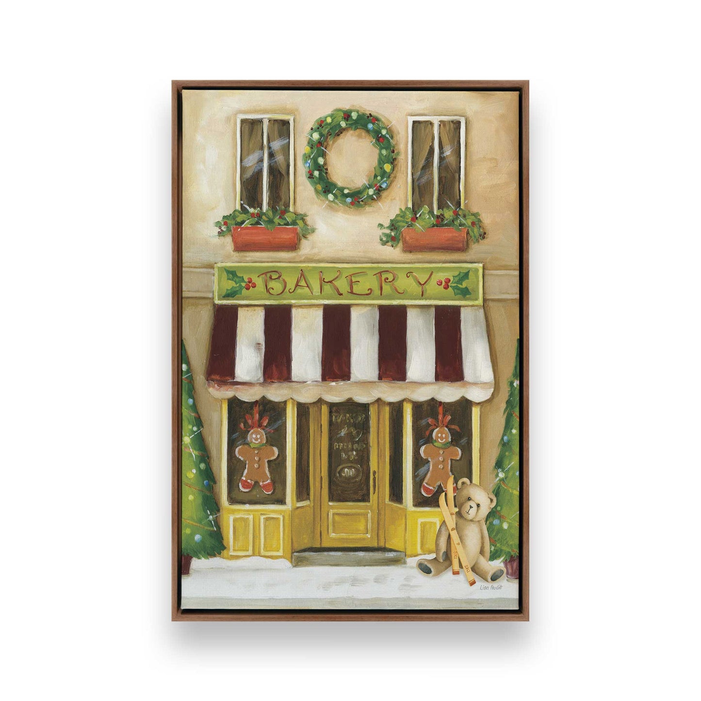 [Color:Walnut], Picture of art in a Walnut frame