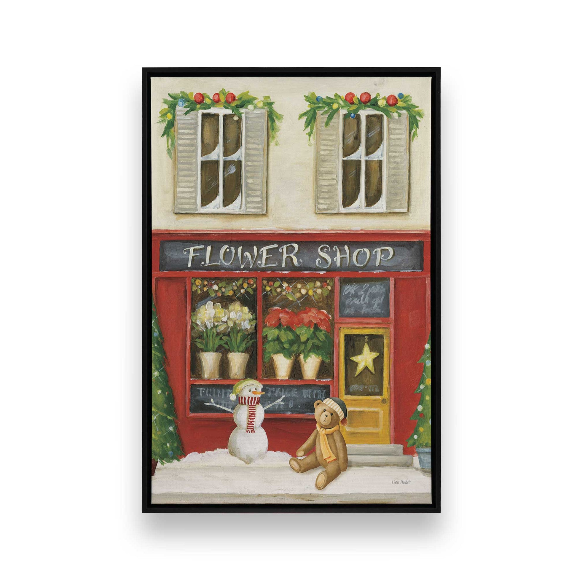 [Color:Satin Black], Picture of art in a Satin Black frame