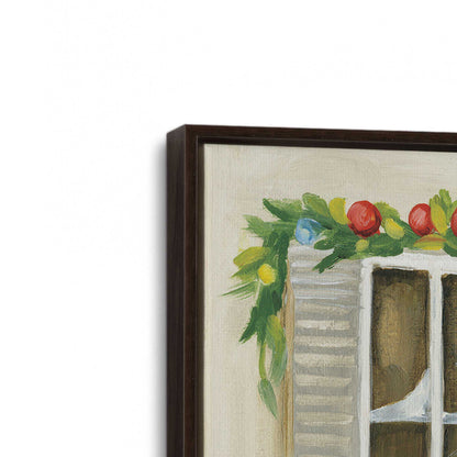 [Color:Espresso], Picture of art in a Espresso frame at an angle