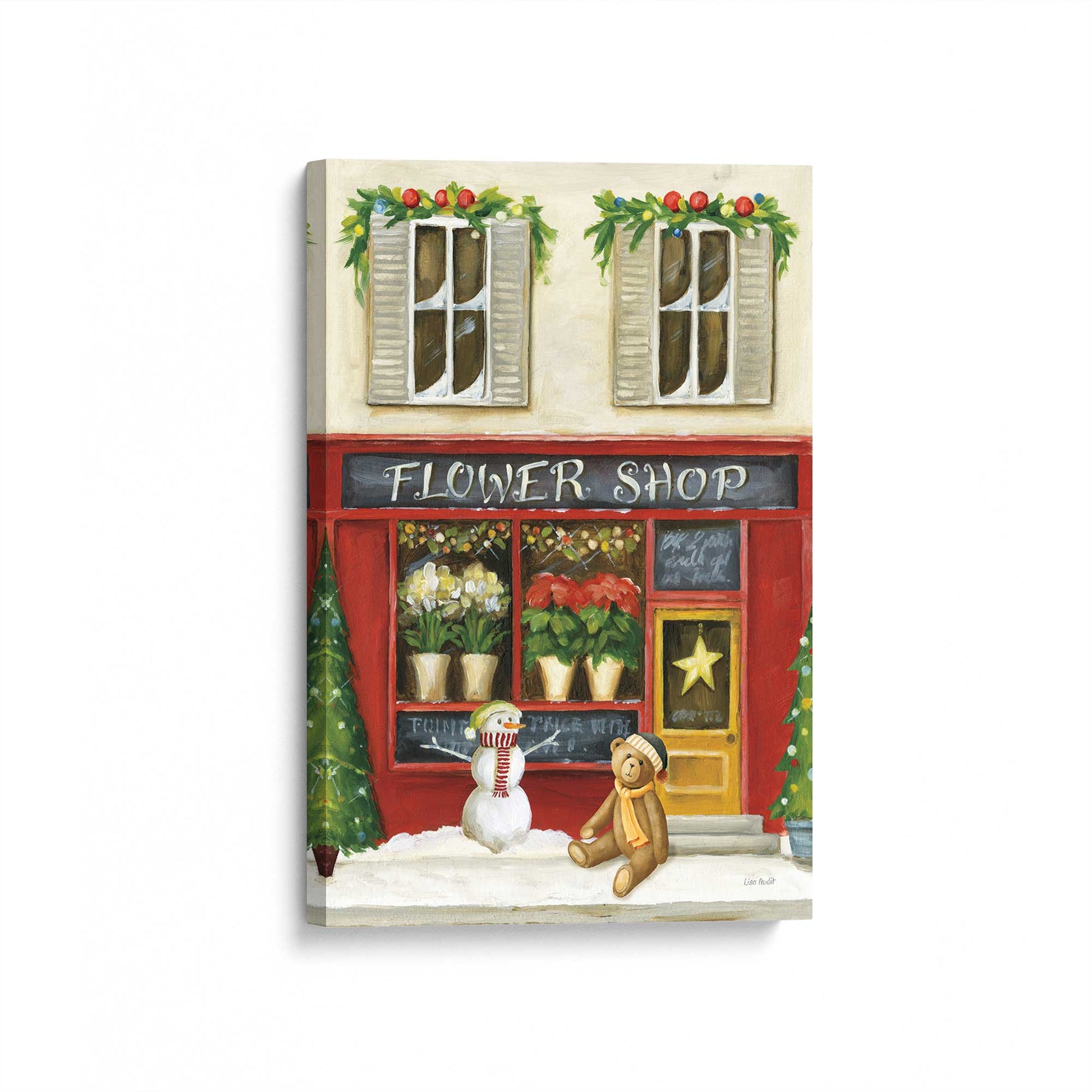 [Color:Stretched Canvas], Picture of art at an angle