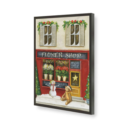 [Color:Satin Black], Picture of art in a Satin Black frame of the corner