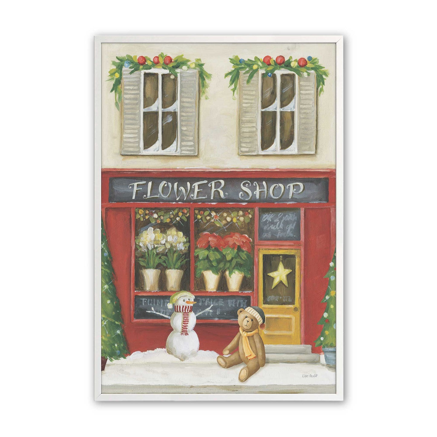 [Color:Opaque White], Picture of art in a Opaque White frame