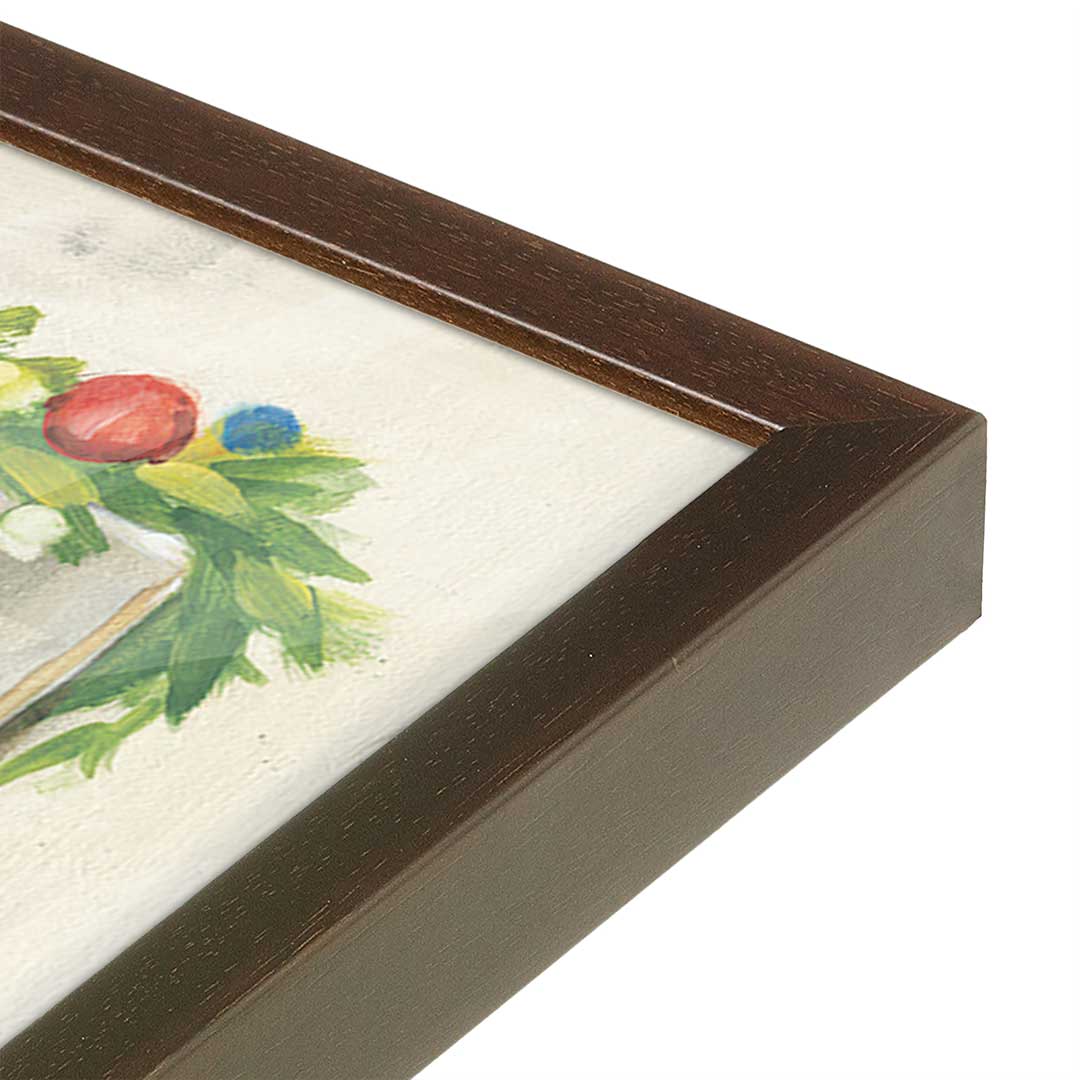 [Color:Belvinder Brown], Picture of art in a Belvinder Brown frame at an angle