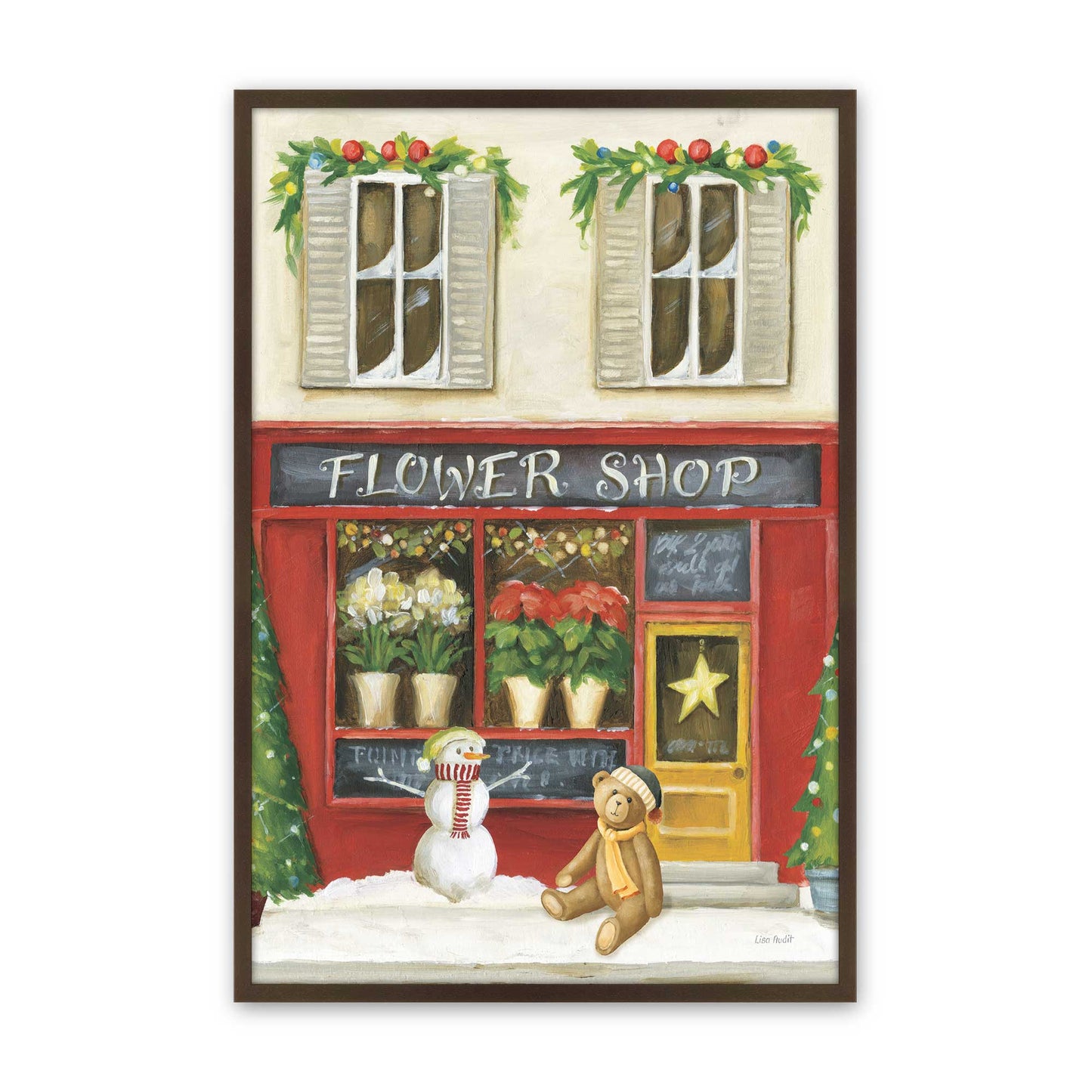 [Color:Belvinder Brown], Picture of art in a Belvinder Brown frame