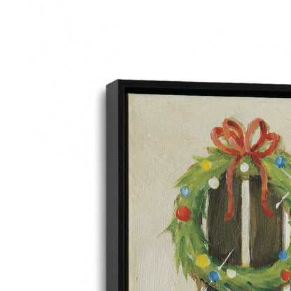 [Color:Satin Black], Picture of art in a Satin Black frame at an angle