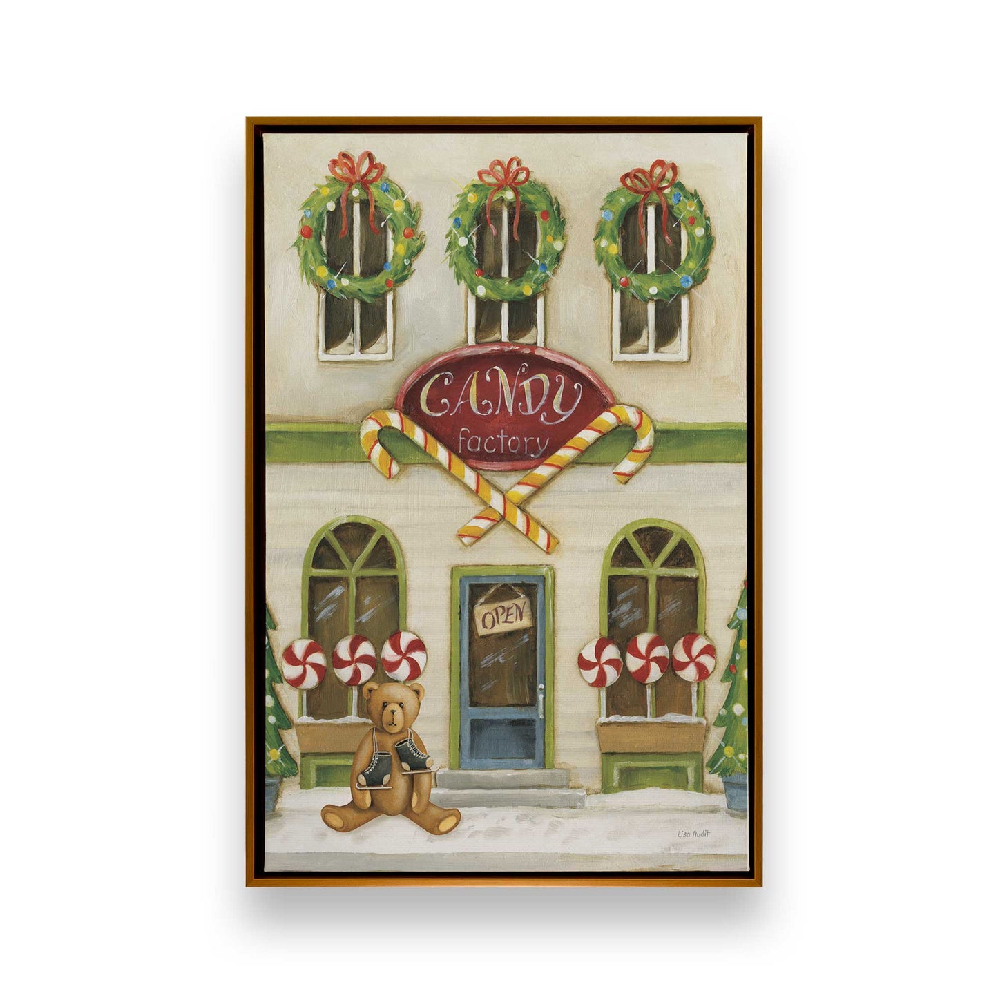 [Color:Polished Gold], Picture of art in a Polished Gold frame