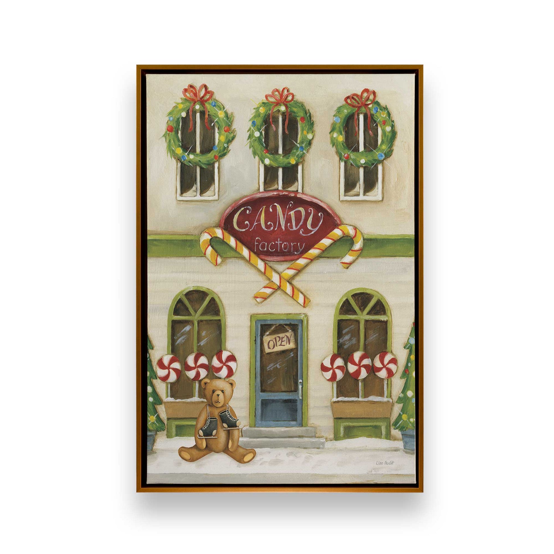 [Color:Polished Gold], Picture of art in a Polished Gold frame