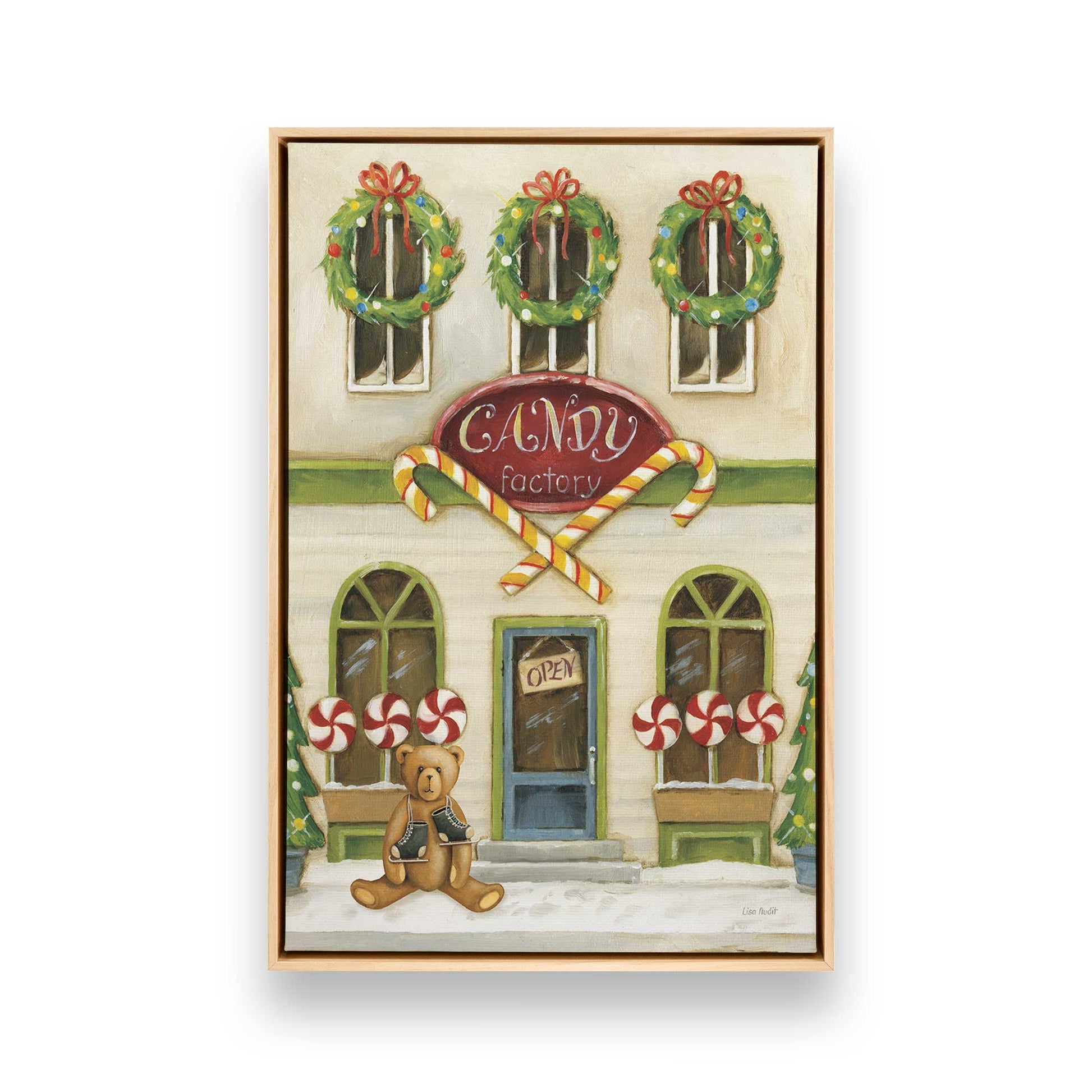 [Color:American Maple], Picture of art in a American Maple frame