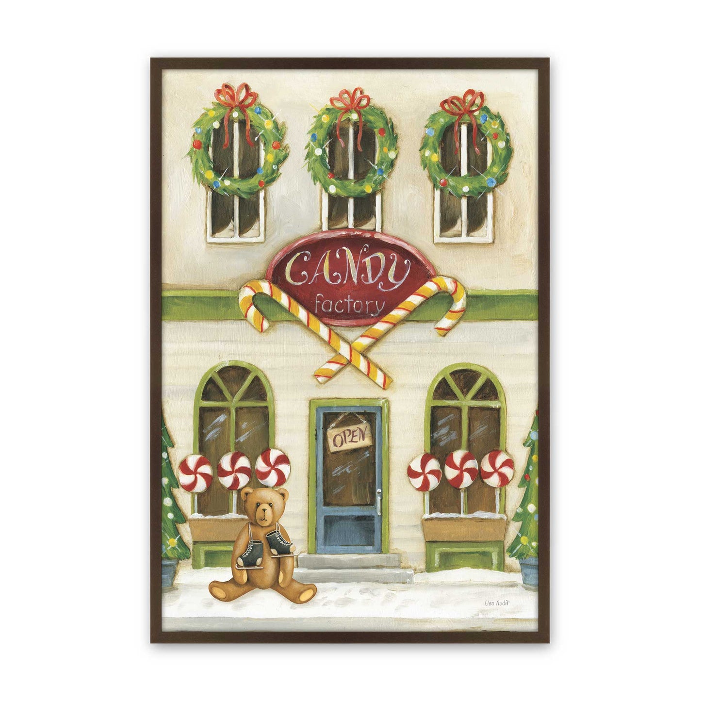 [Color:Belvinder Brown], Picture of art in a Belvinder Brown frame