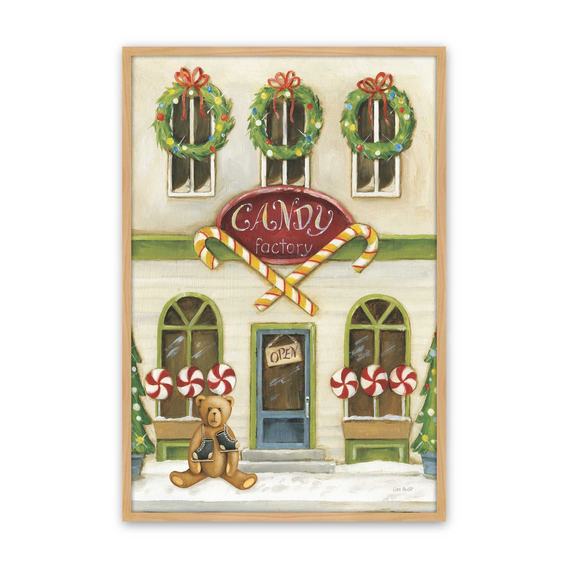 [Color:American Maple], Picture of art in a American Maple frame