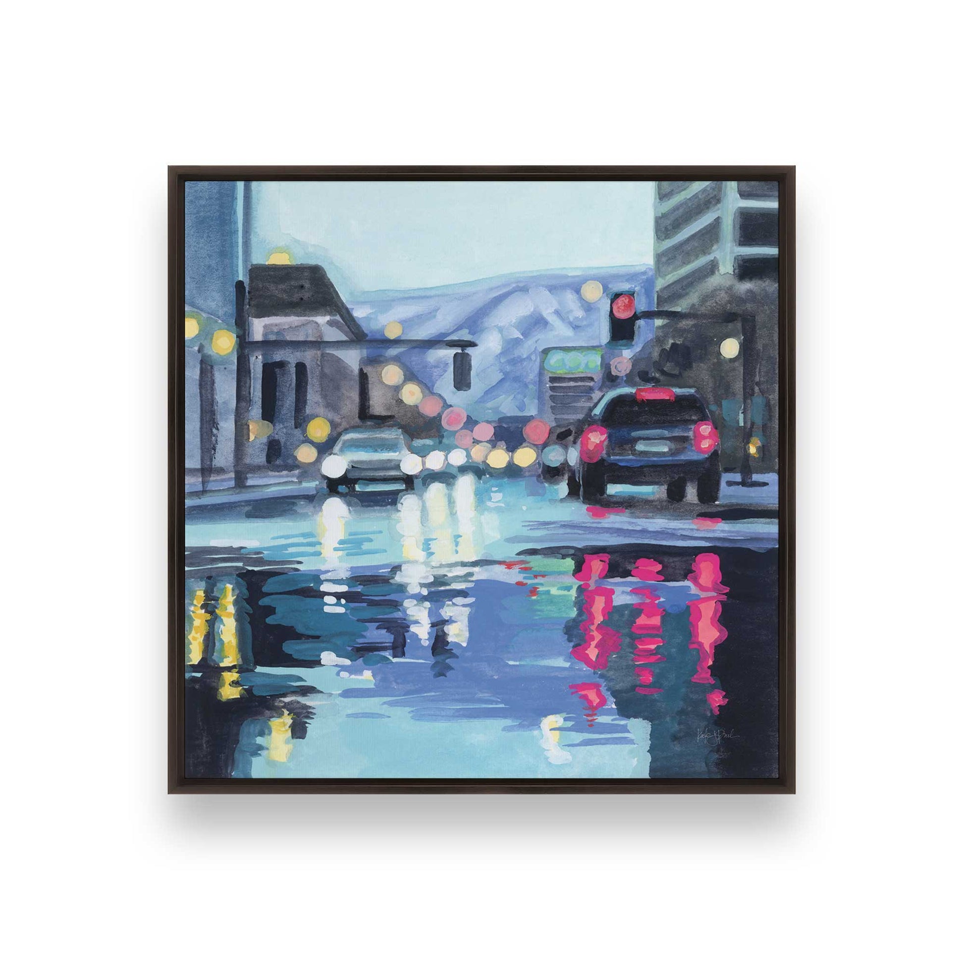 [Color:Espresso], Picture of art in an Espresso frame