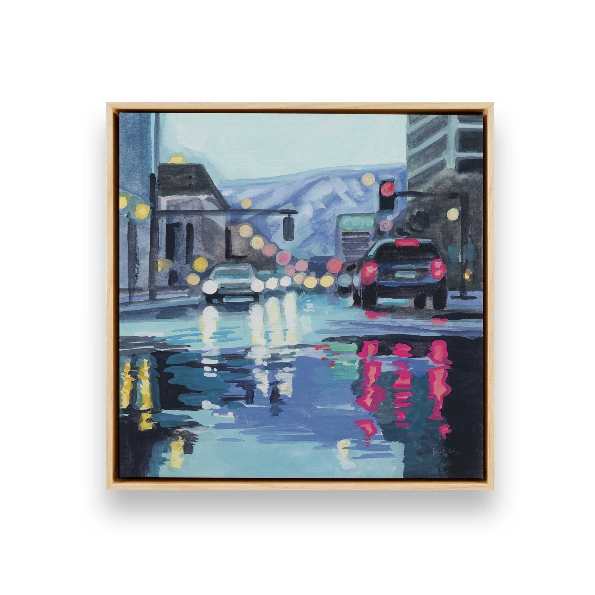 [Color:American Maple], Picture of art in a American Maple frame