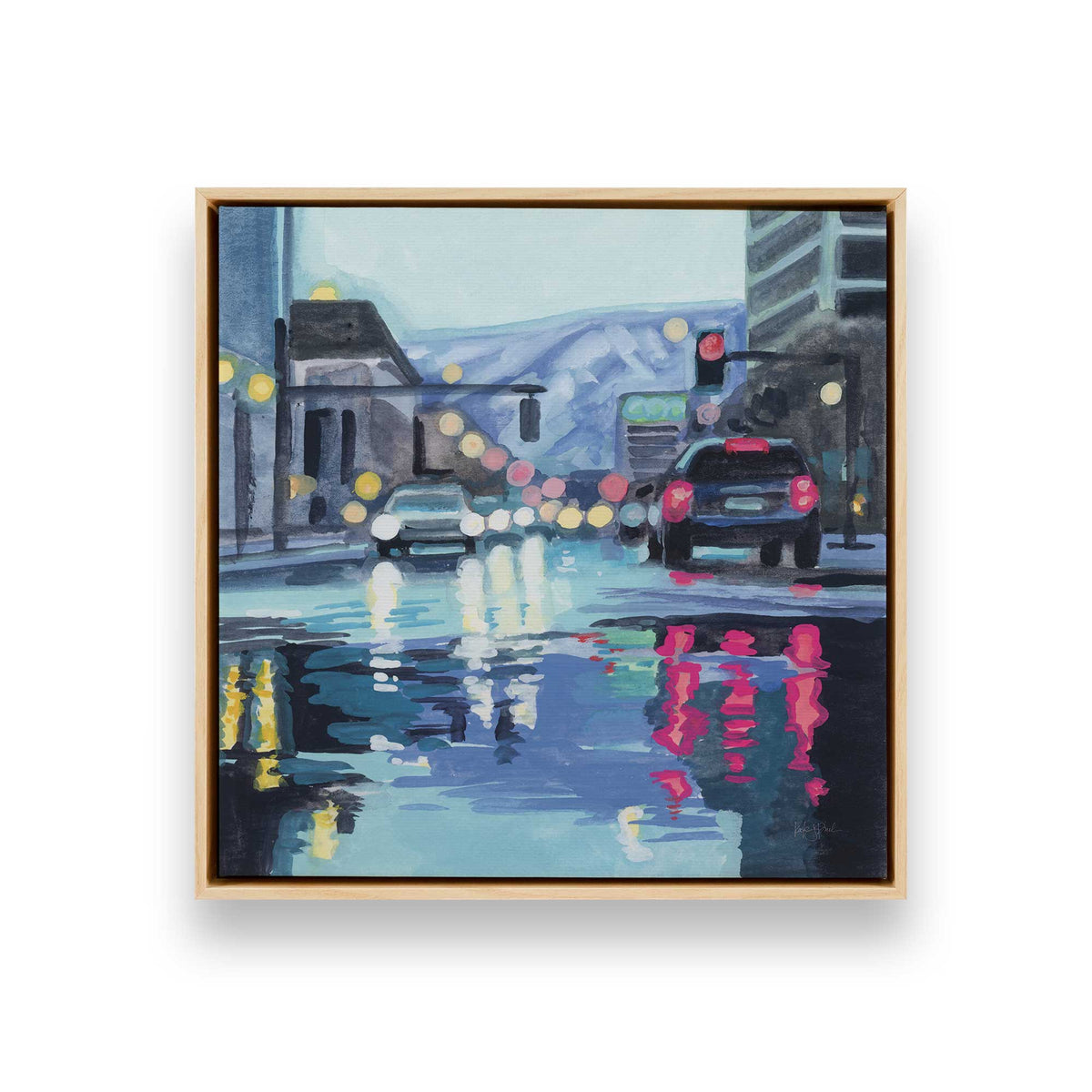 [Color:American Maple], Picture of art in an American Maple frame