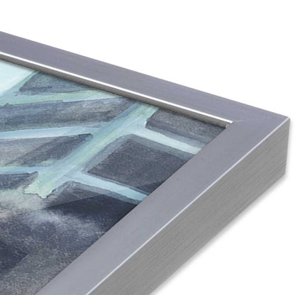 [Color:Polished Chrome], Picture of art in a Polished Chrome frame at an angle