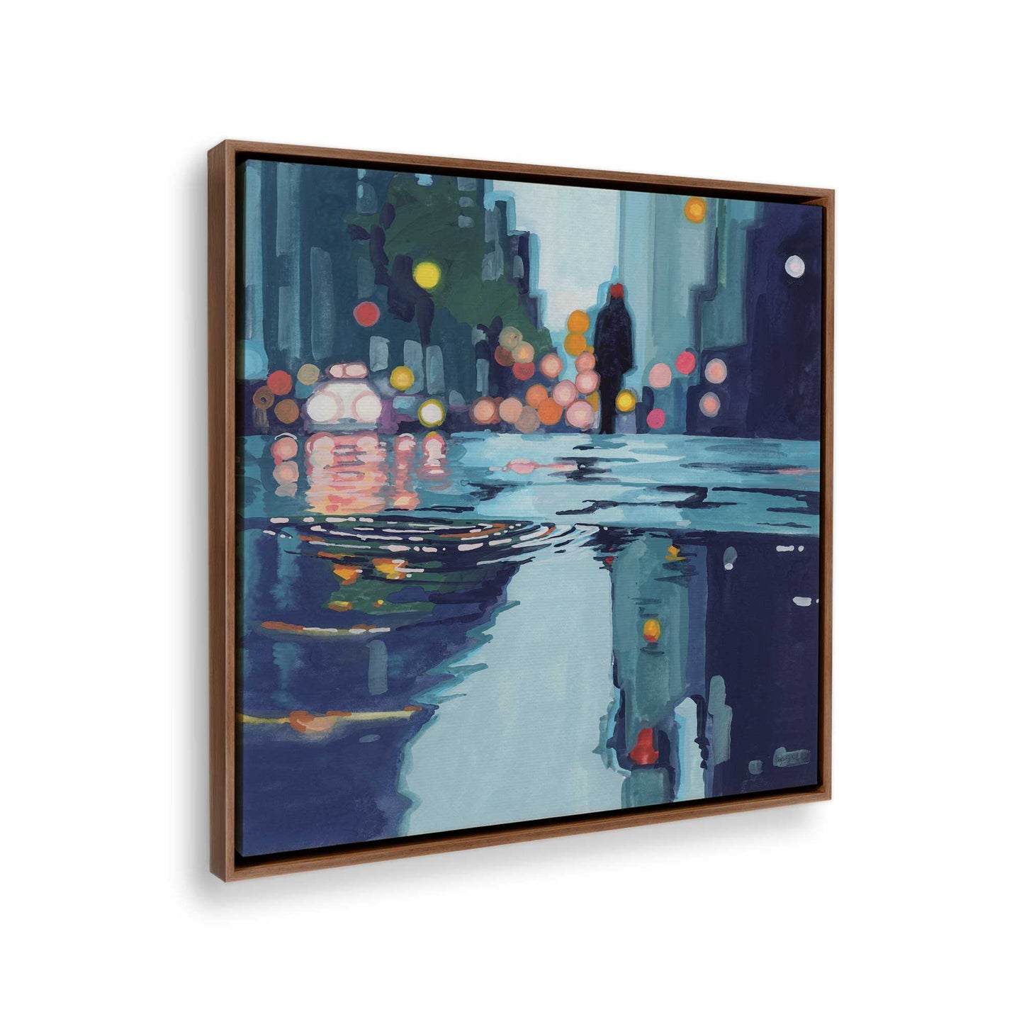 [Color:Walnut], Picture of the corner of the art