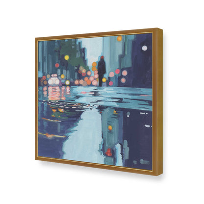[Color:Polished Gold], Picture of art in a Polished Gold frame of the corner