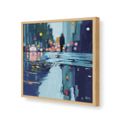 [Color:Espresso], Picture of art in a Espresso frame of the corner