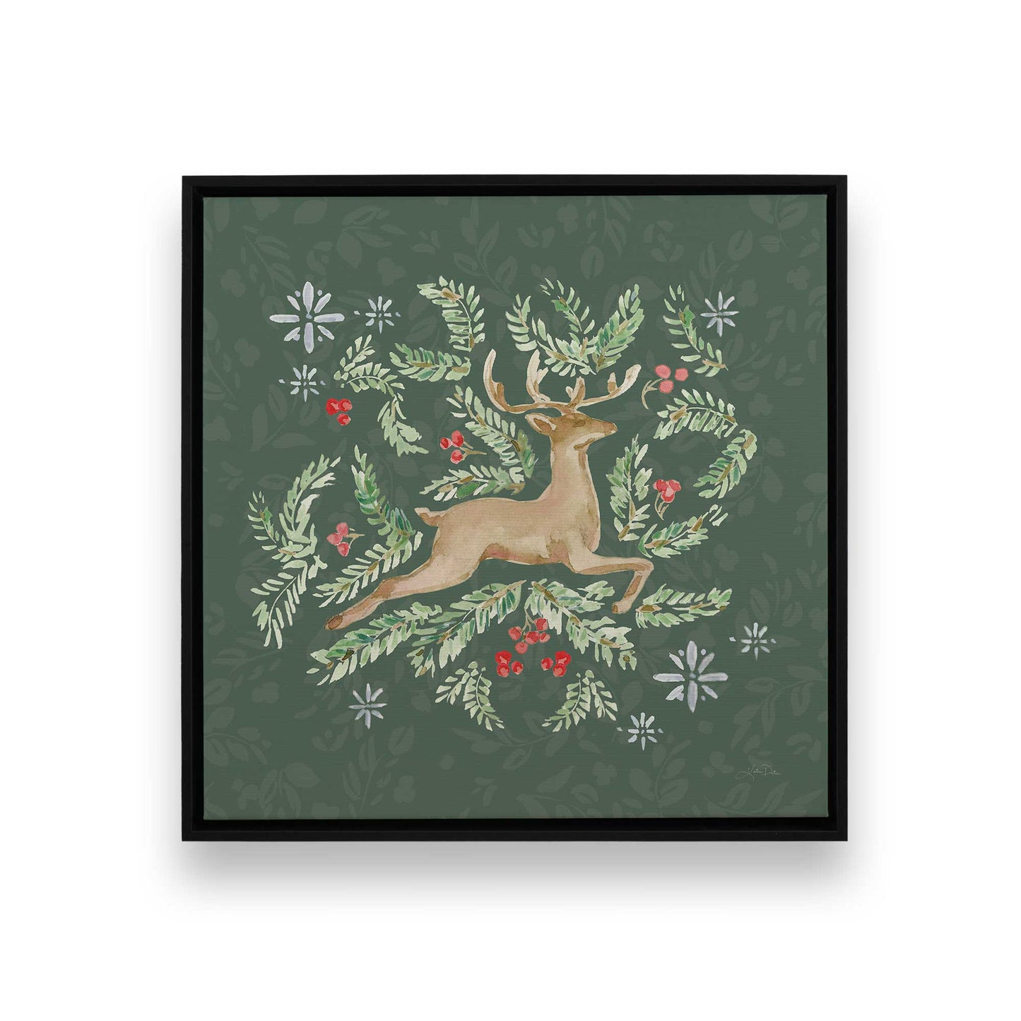 [Color:Satin Black], Picture of art in a Satin Black frame