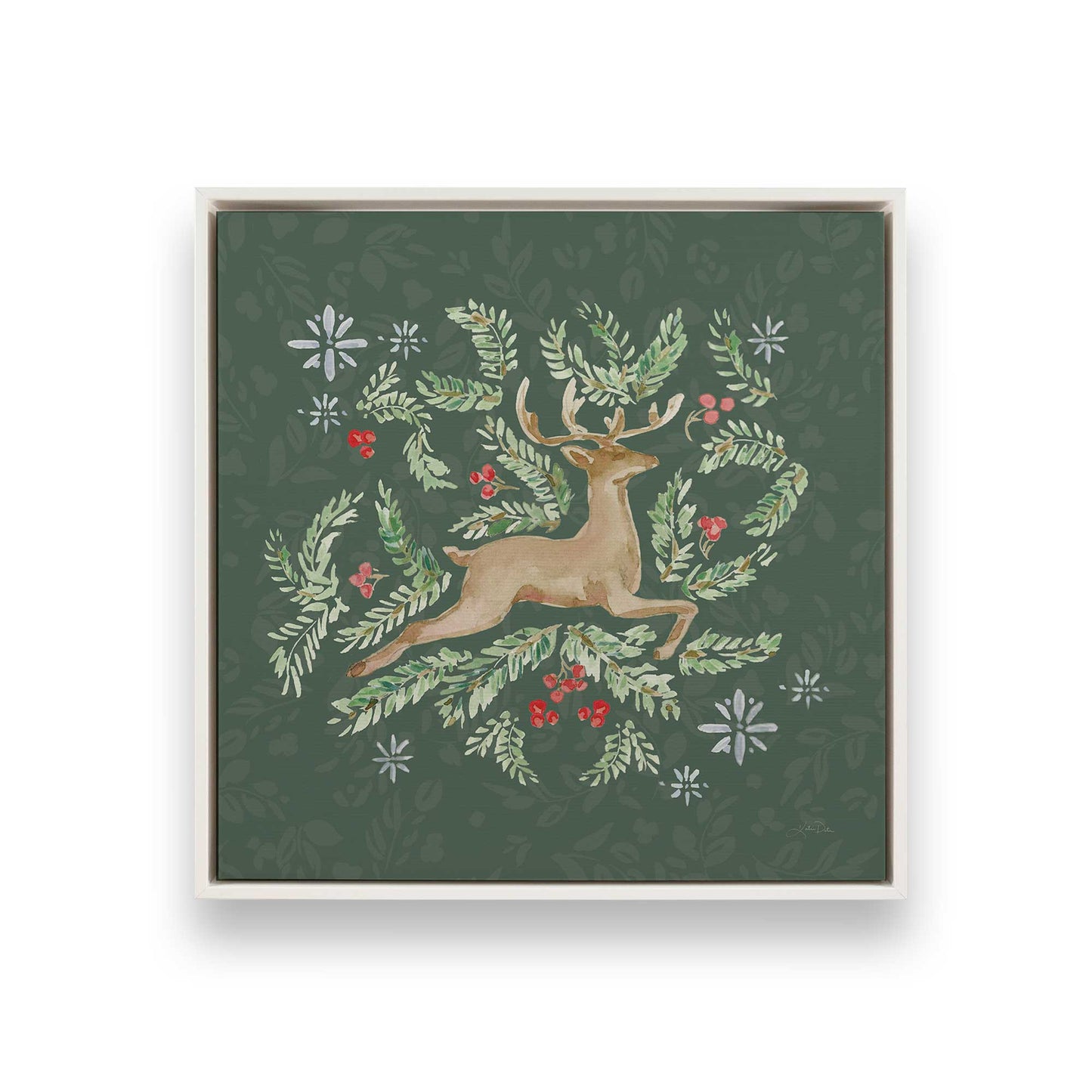 [Color:Opaque White], Picture of art in a White frame