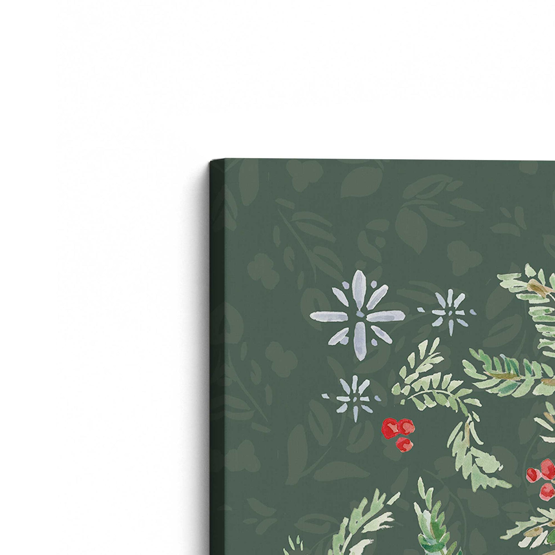 [Color:Stretched Canvas], Picture of the corner of the art