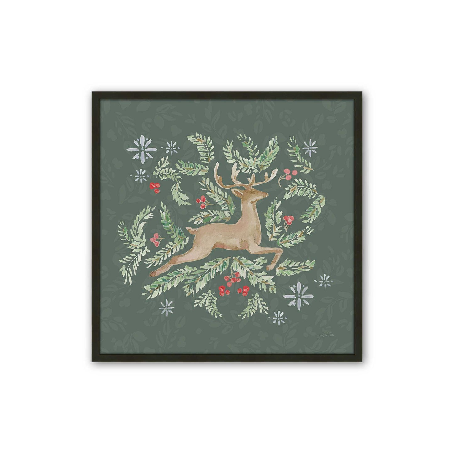 [Color:Satin Black], Picture of art in a Satin Black frame