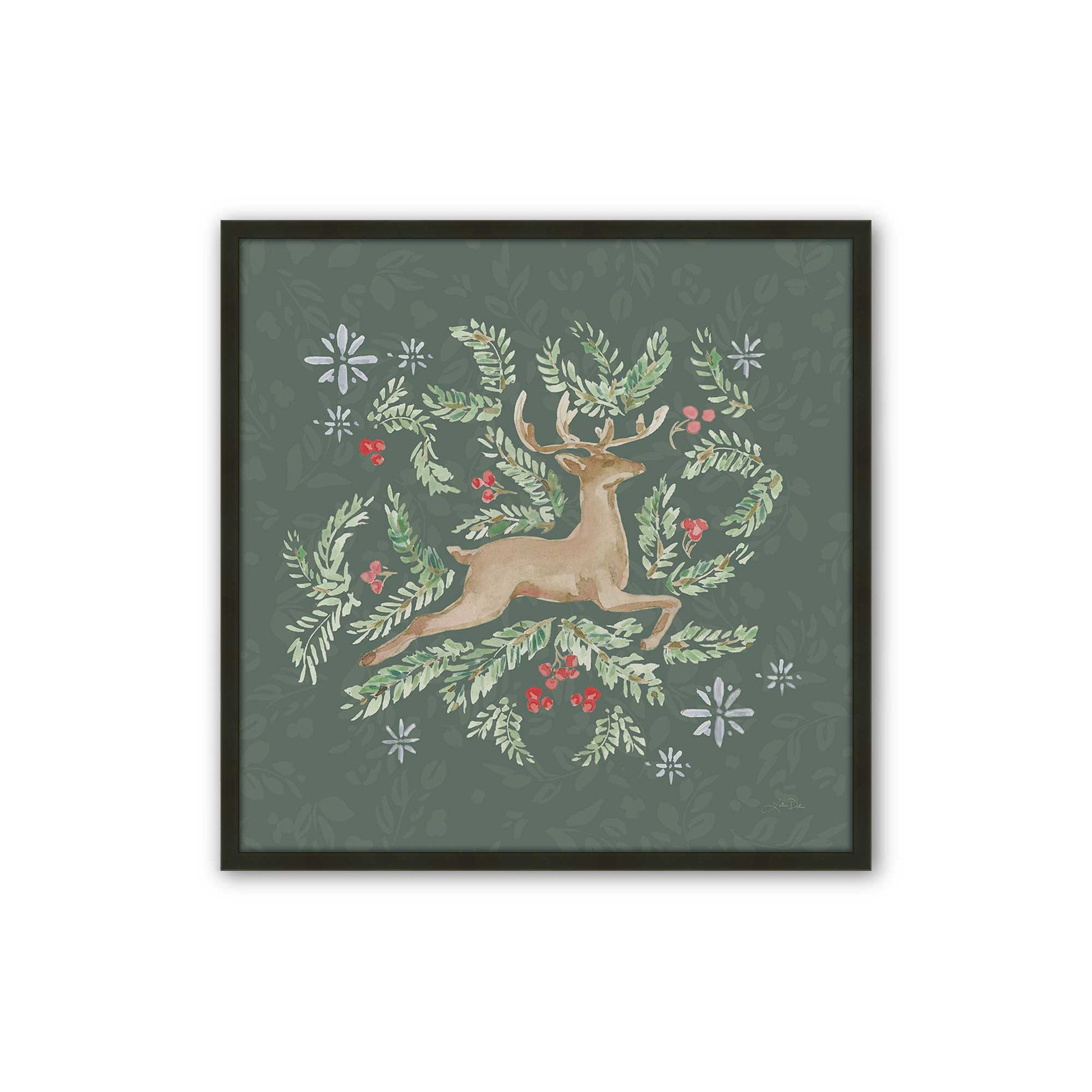 [Color:Satin Black], Picture of art in a Satin Black frame