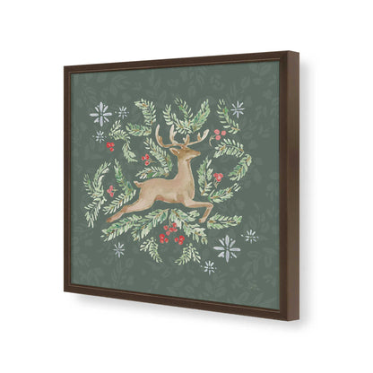 [Color:Espresso], Picture of art in a Espresso frame of the corner