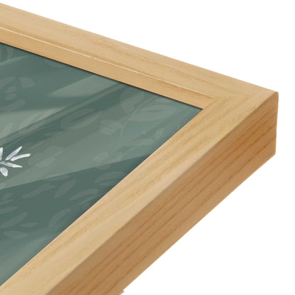 [Color:Espresso], Picture of art in a Espresso frame at an angle