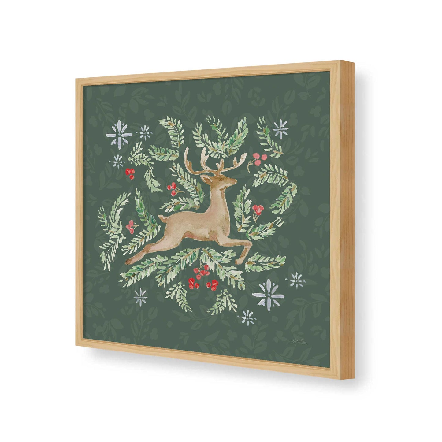 [Color:Espresso], Picture of art in a Espresso frame of the corner